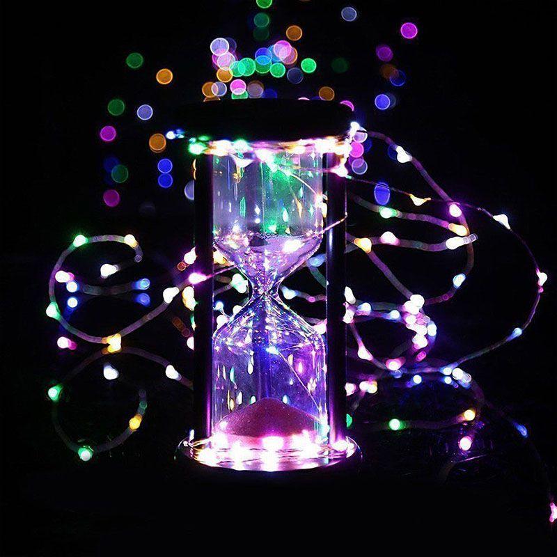 Lámpara de tira de luces LED de alambre de cobre de 5/10 m de calidad premium para decoración del hogar atemporal