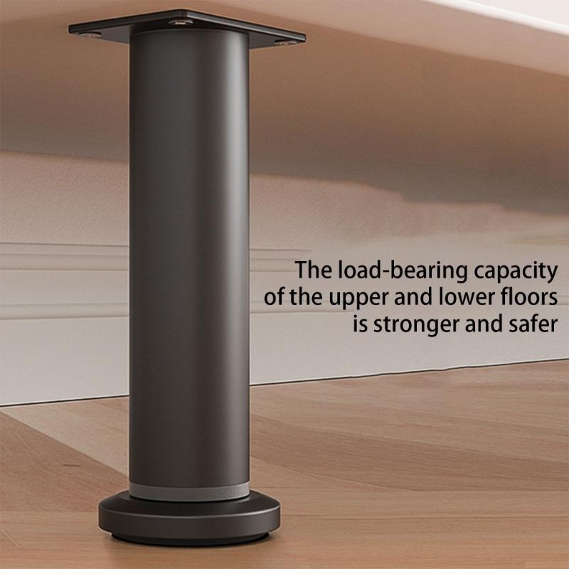 Upgrades Steel Furniture Leg Extender Scratches Resistant Coating Furniture Support Legs 30cm for Homes & Office Use