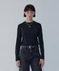 Bobeu Logo Embroidered Rayon T-Shirt_Black 7156240700