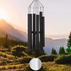 Wind Chimes Outdoor Deep Tone 36-Inch Large Wind Chimesmemorial Wind Chimes With 6 Aluminum Tubes Sympathy For Mom Dadblack