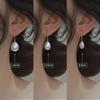Pure Earrings Pearl Earrings High-end Temperament Water Drop Earrings