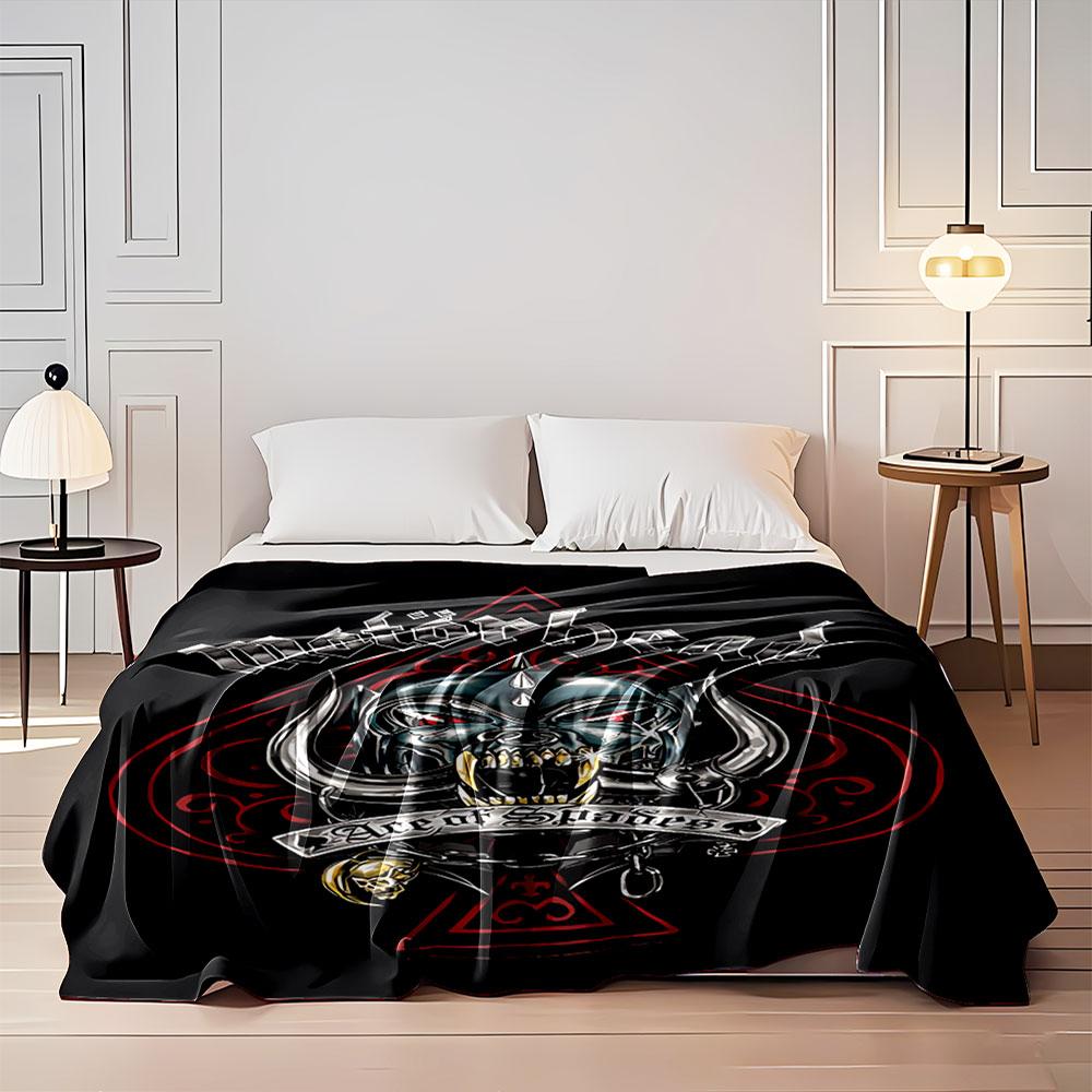 Motörhead Ace of Spades Design for All Seasons Blanket Lunch Break Throw Gift