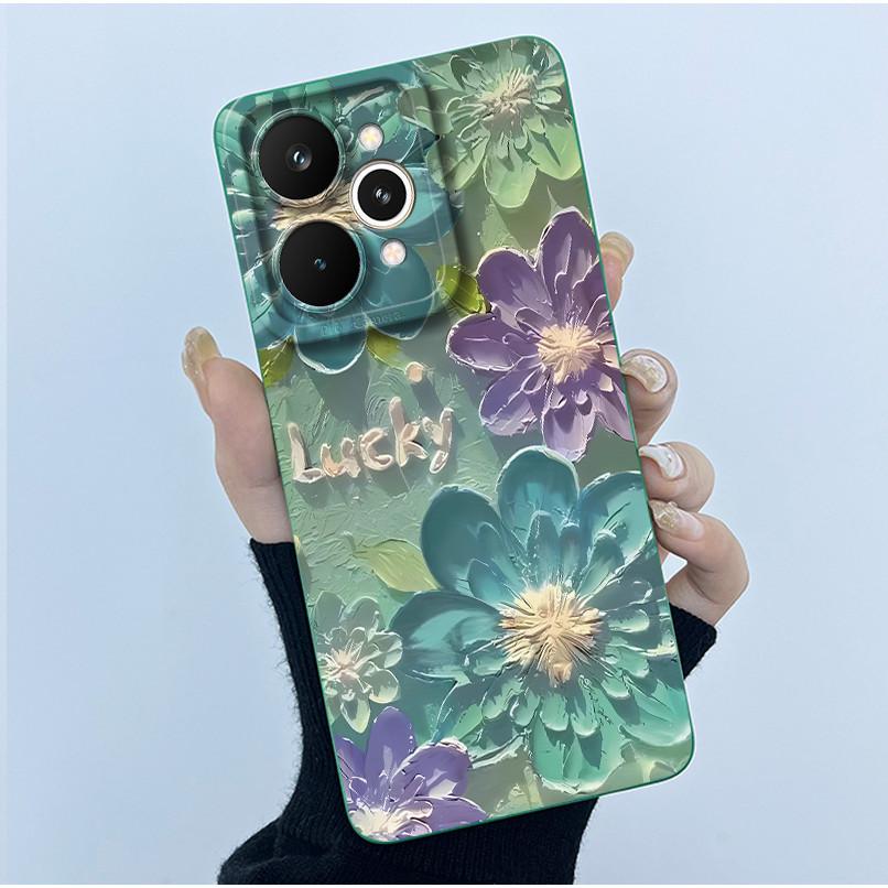 Fundas For Realme 15 Pro 5G Fashion Simplicity Flower Phone Case Shockproof Protection Soft Cover For Realme 15 15Pro 5G Coques
