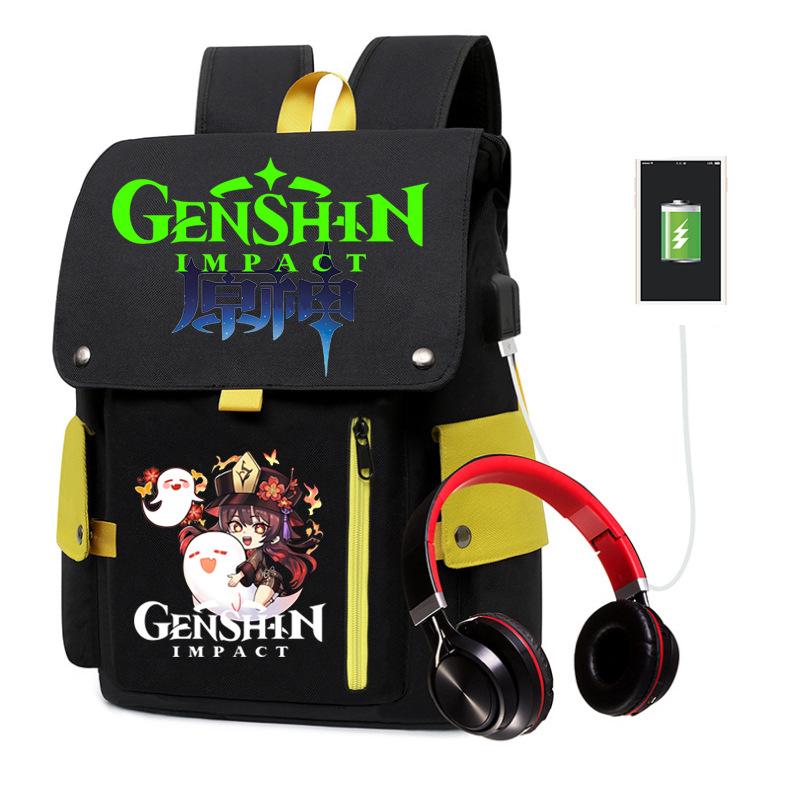 Elementary School Students In Grades 1-6 Waterproof Large-capacity Schoolbag Adolescent Yuanshen Backpack
