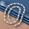 925 Sterling Silver 8mm Bead Ball Chain Matte Smooth Necklace Jewelry