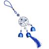 Handmade Metal Hanging Wind Chime Glass Wind Music Bell Blue Eyes Wind Chime  Garden Decoration
