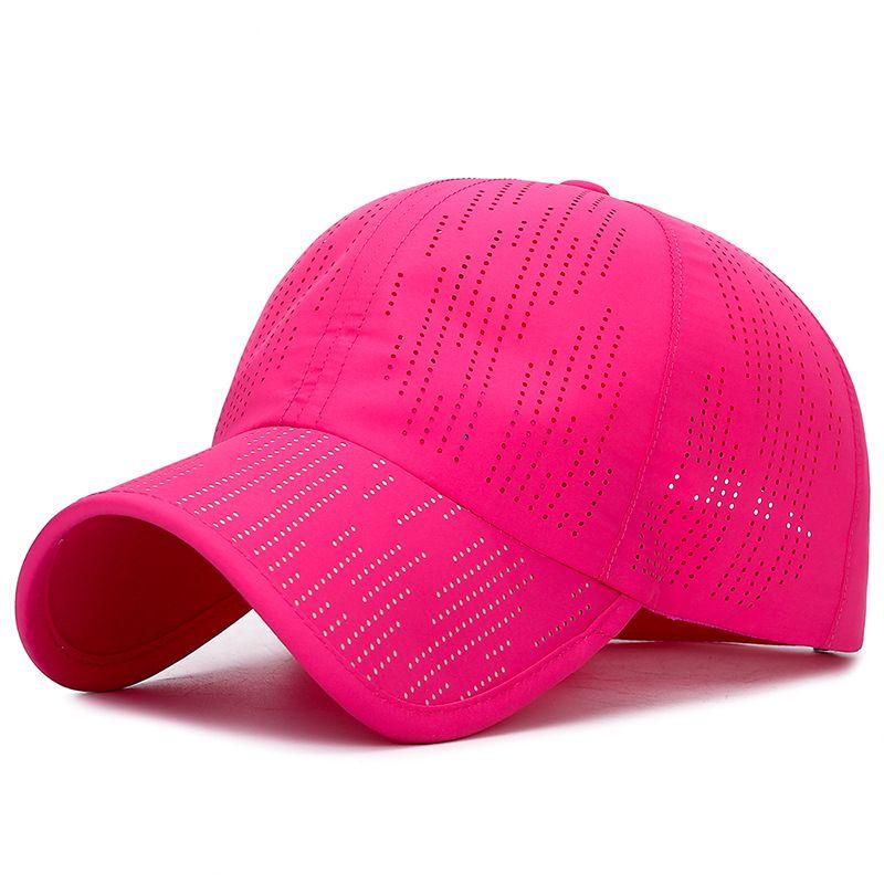 Schnelltrocknender Hut Outdoor-Sport Wandern Atmungsaktiver Mesh-Entenschnabelhut Sonnenschutz Baseballkappe Männer und Frauen