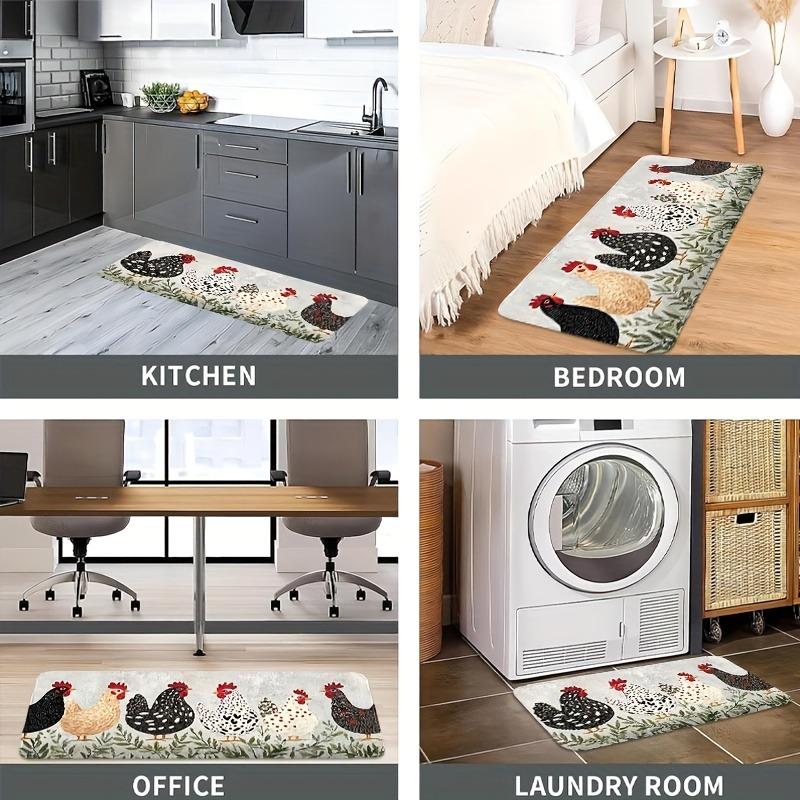 1 Stück Raketen- und Planetenmuster Küchenteppich Rutschfeste Fußmatte Pop-Design Badezimmerteppich Badematte Teppich für Zuhause Spüle Wäsche Dekor