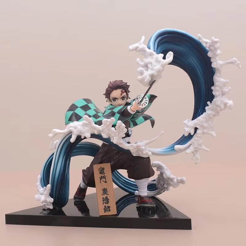 Action Anime Figures Series Kamado Tanjiro Rengoku Kyoujurou Figurine Toy Decoration Collection Model Doll Toy Gift