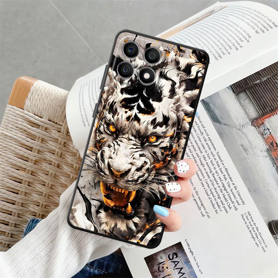 Cool Tiger Case for Honor X6 70 8X X9a X7 X8 X5b 90 Magic5Lite 200 400 Lite Funda Phone Cover