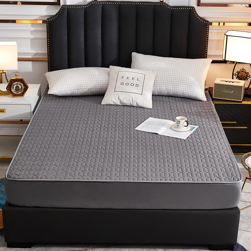 Cool Breathable Bed Sheets  Waterproof Thicken Mattress Pad Protector Skin-Friendly Durable Fitted Sheet Bed Cover Latex Mat Cover 150x200 180x200