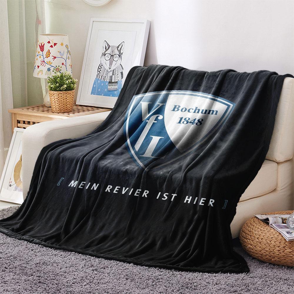 VfL Bochum Logo Blanket, High Quality Comfortable for All Seasons, Home Decor, Warmth and Comfort
