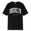 Brooklyn New York Trükk Meeste T-särgid Suvi 100% Puuvill Higistamist särgid Hingavad Lõdvad riided Hip Hop Ümmarguse kaelusega