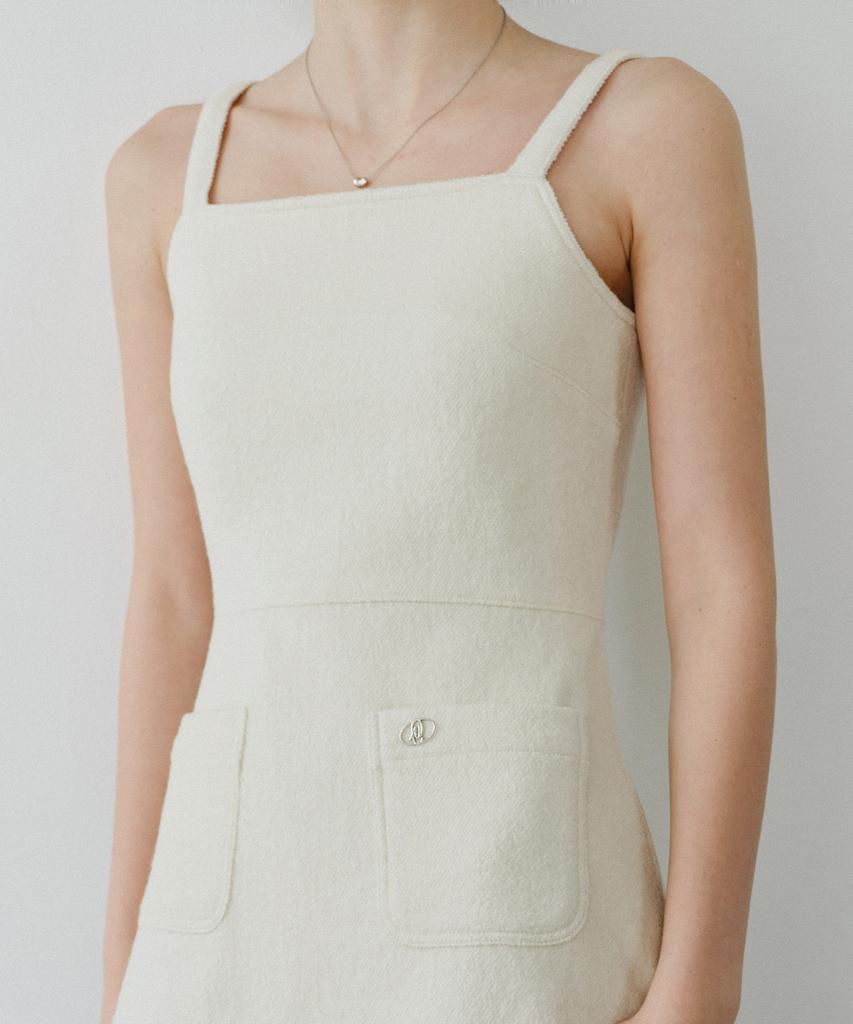 Yulago Tweed Sleeveless Dress