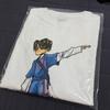 NCT Wish U Moocy Color Pop-Up Surf Illustration Short Sleeve T-shirt Size M