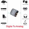 DAC Convertisseur Audio Numérique vers Analogique Entrée Optique SPDIF Toslink Coaxiale vers Sortie L/R RCA Jack 3,5 mm Amplificateur Casque