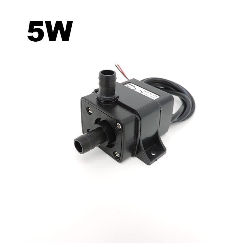 DC 12V 3.6w 4.8W 5w 240L/H מיני משאבת מים עמיד למים מזרקת אקווריום משאבות 8 מ"מ כוח מברשת מיקרו ממברנה טבולה
