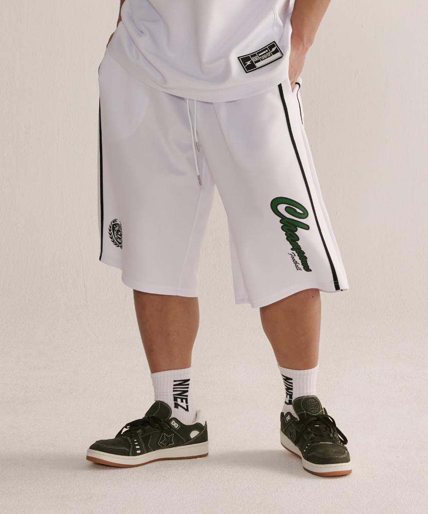 NINEZ Gt Football Bermuda Shorts (White) 25Spt07