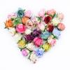 Artificial Silk Rose Flower Heads for DIY Home, Wedding, and Holiday Decorations
