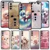 Süße Kleine Hunde Handyhülle Cover für Samsung Galaxy S26 S25 S24 S23 S22 S20 S21 FE Ultra S25 Edge Plus 5G Weiche TPU Hülle Fundas