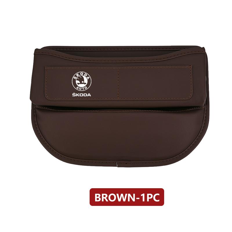 Rjhwp8 For Skoda Car Seat Gap Organizing Storage Box Auto Decoration Accessories Fabia Kamiq Superb Scala Enyaq-iV MK3 VisionS Yeti
