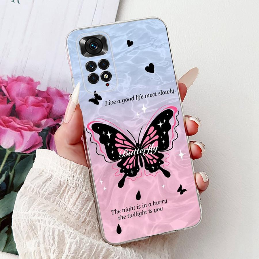 For Xiaomi Redmi Note 11 Pro 11S 4G Phone Case Luxury Painted TPU Cover for Redmi Note11 4G Global Soft Silicone Fundas Capa