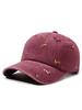 1 Stück Welpen-Grafik-Bestickte Baseballkappe, Gewaschener Stil Unisex-Hut, Modischer Retro-Sonnenhut, Verstellbare Outdoor-Sonnenkappe,