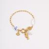 GEMCHIC Women's Summer Ocean Sea Shell Charm Bracelet Stainless Steel Gold Beach Vacation Jewelry