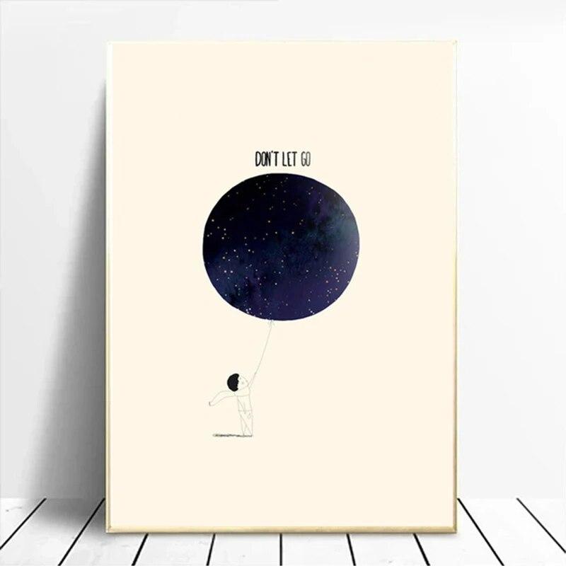 Legend Story Little Prince Canvas Painting Wall Artwork Printed and  Pictures Style Poster Children Room Home Artwork Decoration