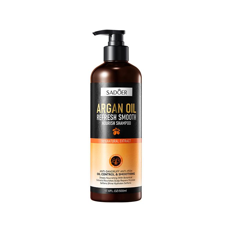 Argan Oil Shampoo 500ml SADOER Softening Anti-Dandruff Refreshing Conditioner