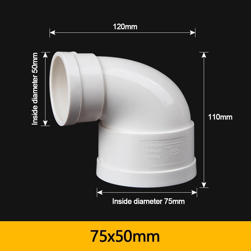 New PVC Pipe Reducing Elbow 2 Way White Pipe Fitting Corner Pipe Fitting Reducing Joint DIY Shelf Building