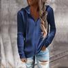 European and American Autumn and Winter Women's Sweater Knitwear Long Sleeve Hooded Women