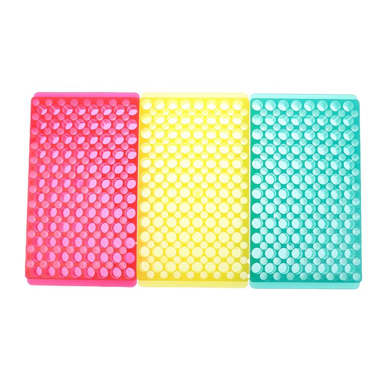 96 Hole Plastic Centrifugal Test Tube Rack 2 Side 0.5Ml/1.5Ml/2Ml Centrifuge Vial Tube Bracket Laboratory Supplies Pcr Tube Rack