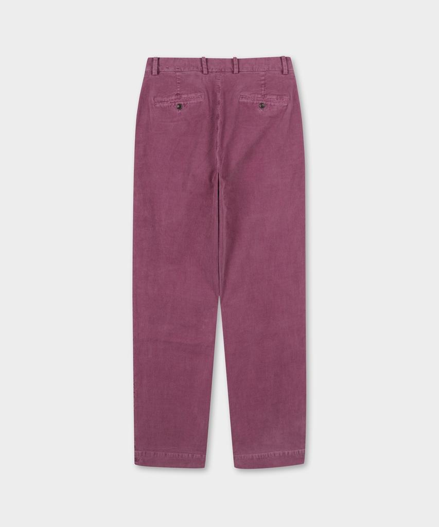 BROOKS BROTHERS Wide Fit Corduroy Garment Dyed Chino Pants (Pink) (Bbpcmnf405)
