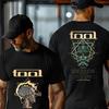Tool Australia Tour 2025 T-Shirt Progressive Metal Band Concert Black Tee S-5XL