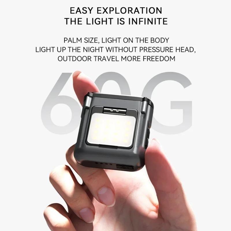 Headlamp Type-C Rechargeable Headlight Portable Rotating Hunting Lights LED Flashlight Fishing Front Bicycle Light