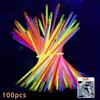 20/50/100pcs Glow Sticks Party Fluorescence Light Glow In The Dark Bracelet Necklace Neon Wedding Birthday Party Props Decor