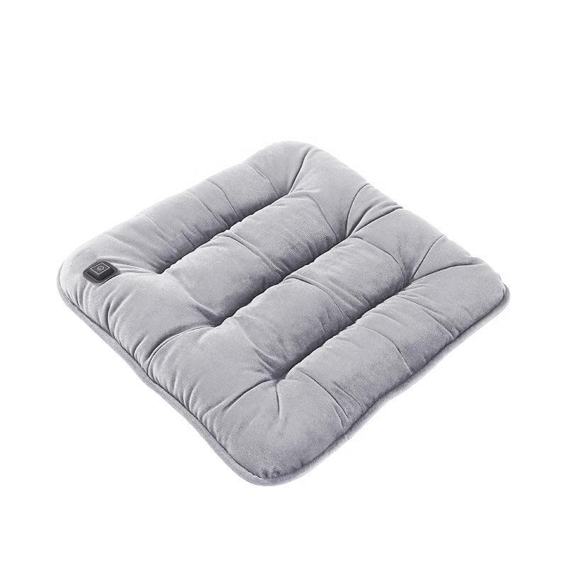 Graphene Car Heating Seat Cushion: Winter Plush 12V USB Electric Pad for Universal Warmth.