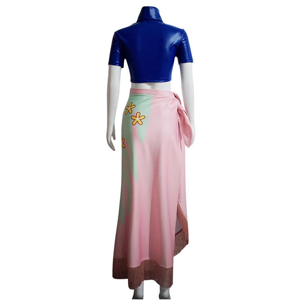 Anime Cosplay jelmez ruhák Nico Robin karneváli öltöny Egyedi halloween parti öltöny jelmez lányoknak