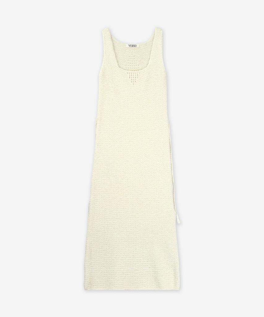 Beleuso Alpaca Hand-Made Dress - Snow White / Vrs24Fwkt019Snowwhite
