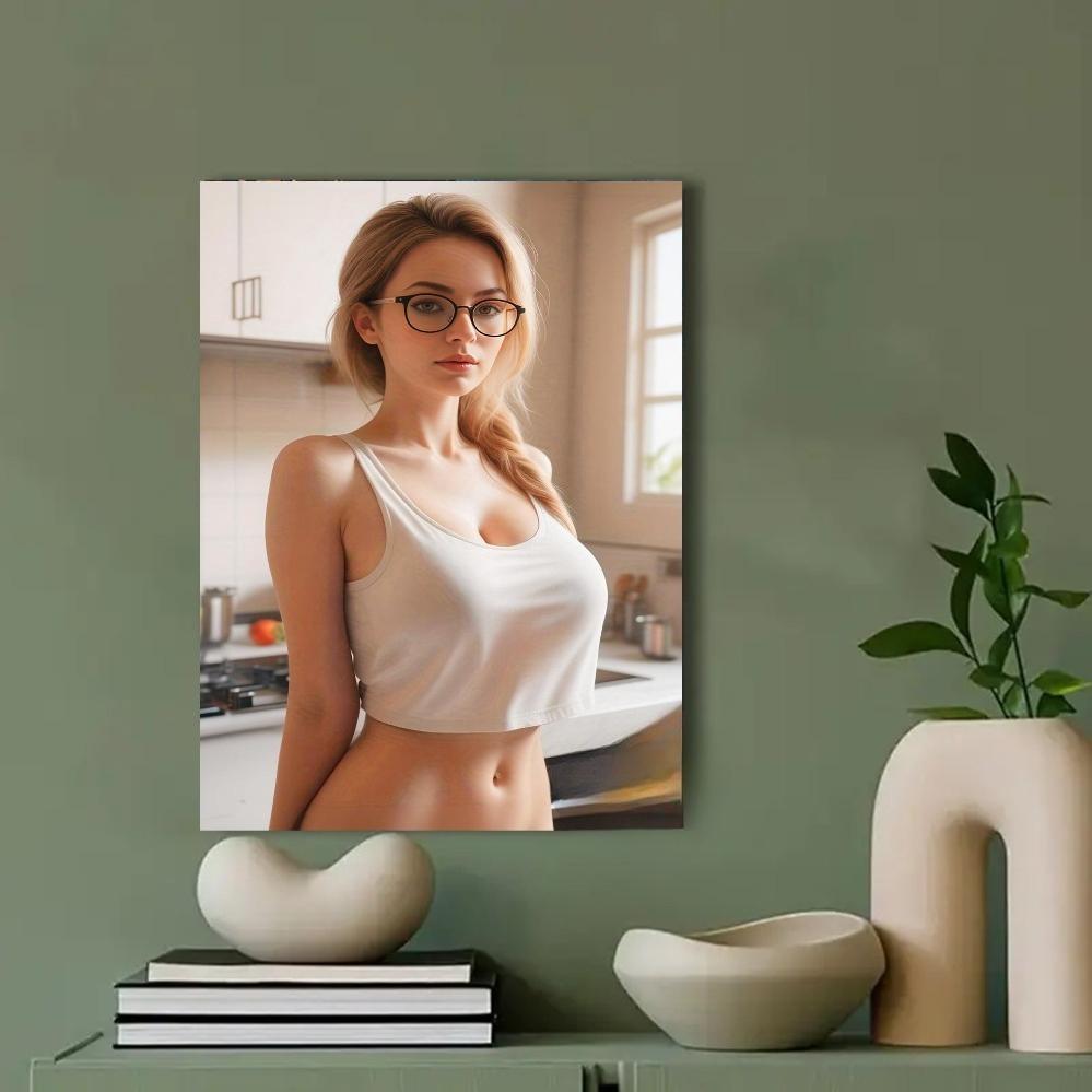 Fashion Metal Aluminum Wall Art Prints - Elegant Home Decor for Living Room Bedroom, Perfect Gift for Any Occasion