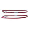 For Mercedes Benz C-Class W206   2024 2025 Carbon Fiber Exterior Rear Chrome Frame Cover Trim Refit Parts
