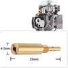 Leerlaufdüse Jetsetmoto Leerlaufdüsensatz Motorradausrüstung #28#30#32#35#38#40#42#45 (26mm x 4.5mm) für Keihin