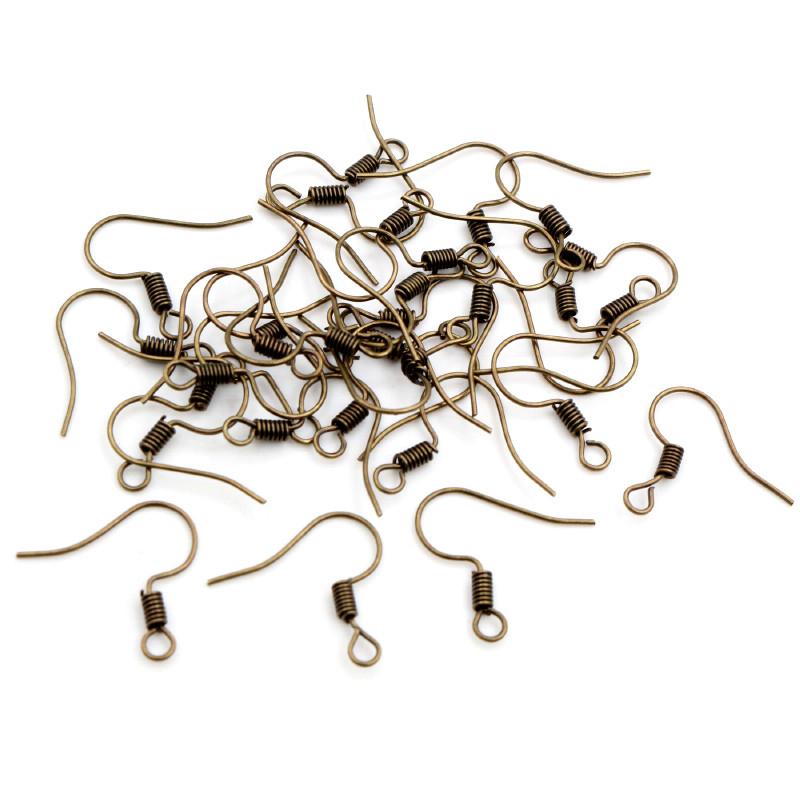 100 Stück/Los 20x17mm DIY Ohrringzubehör Ohrringverschlüsse Haken Beschläge DIY Schmuckherstellung Zubehör Haken Ohrhaken Schmuck