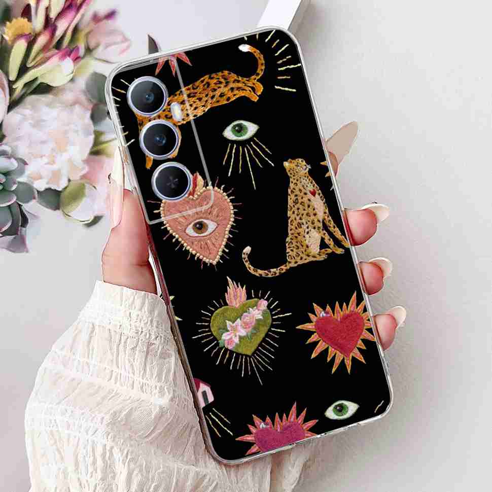 For Realme C65 4G 2024 Case Soft Silicone Colorful Butterfly Cover Case For Realme C 65 C65 Fundas RMX3910 Full Protective Case