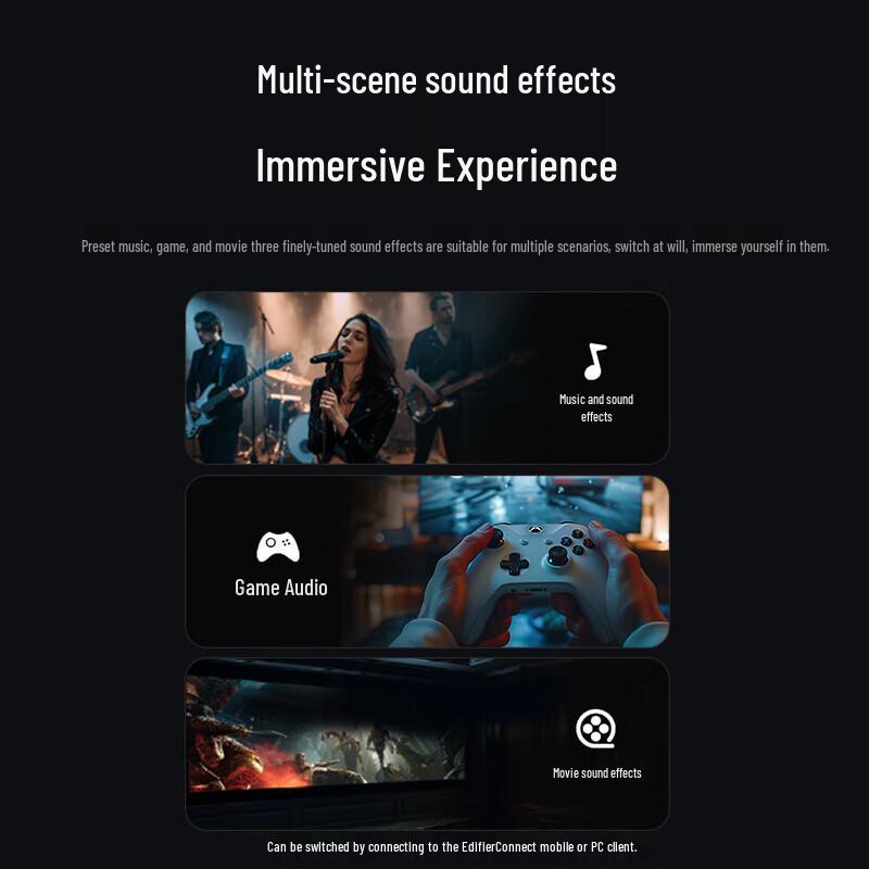 Edifier M30 Plus Desktop Gaming Speaker with Ambiance Light CN plug (adapter included) (CN version)