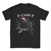 Merry F-Caw-F Christmas Black Bird Meme Raven T Shirt Summer  T Shirts Cotton Popular Tee Shirt For Adult Short Sleeve Tops