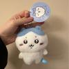 MINISO Kawaii Anime Self Deprecating Bear Fury Chiikawa Hachiware Usagi Plush Doll Bag Pendant Decoration Keychain Girls Gifts