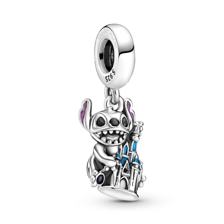 Best-selling 925 Silver Disney Series Pendant Charm Bead, Suitable for Original DlY Bracelet! Ladies' Birthday Fashion
