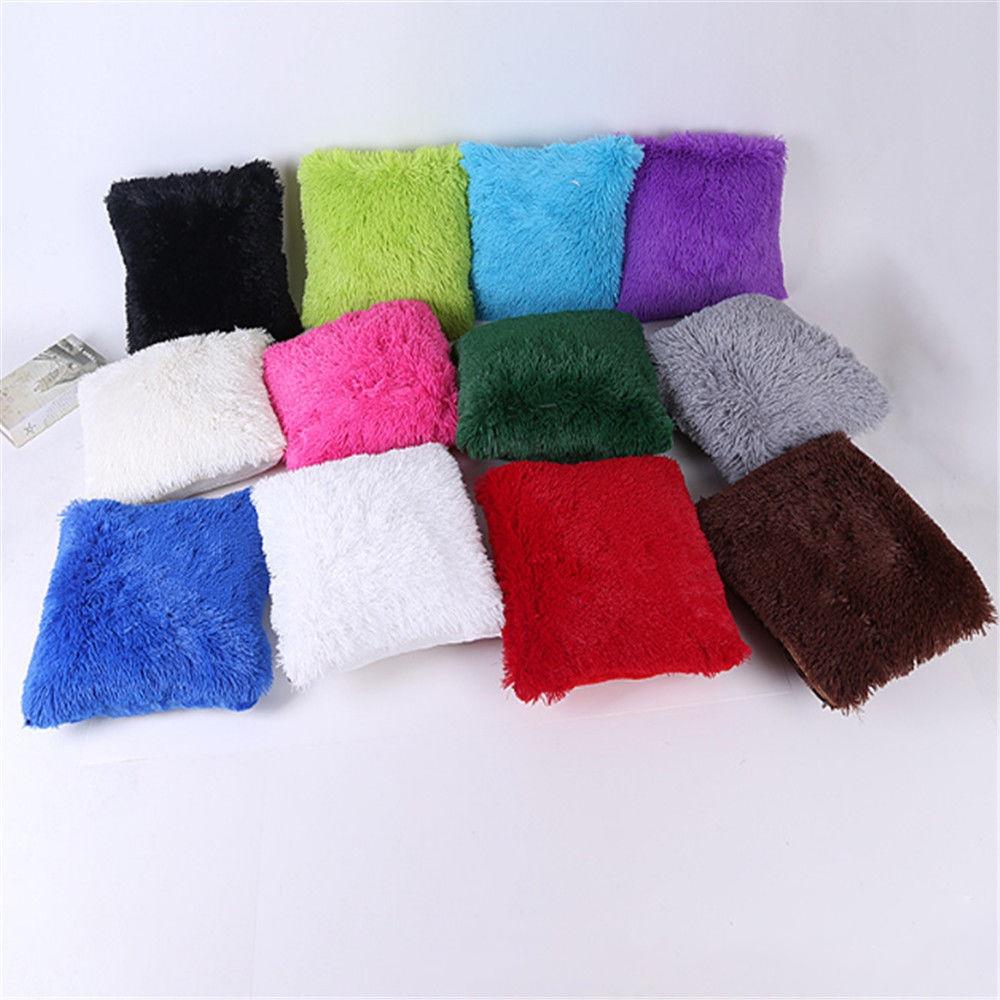Cozy Plush Cushion Cover For Home Decor